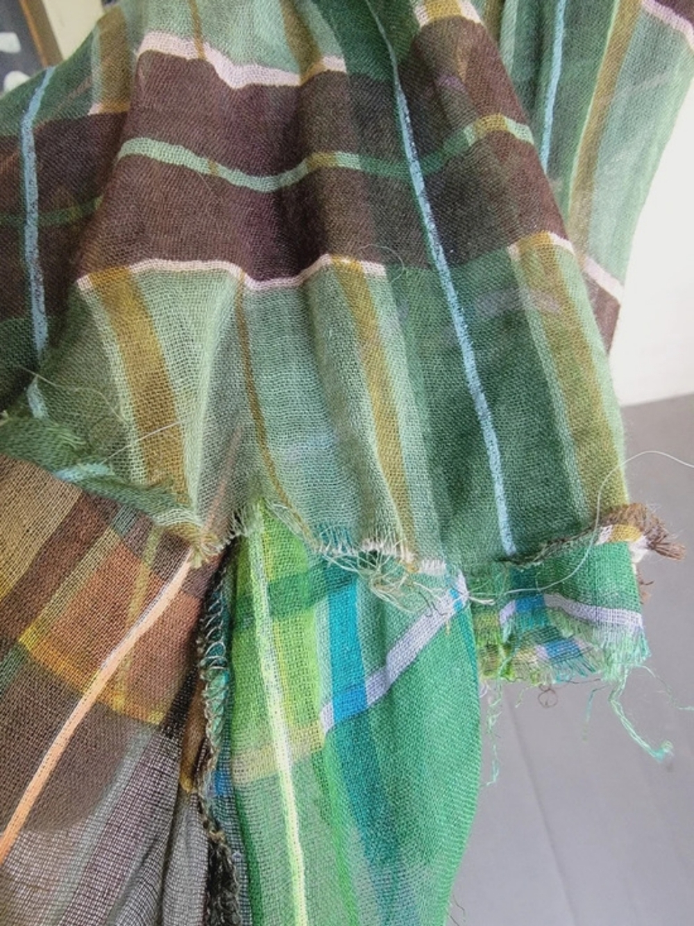 Free People FP ONE plaid Lausanne Midi9 Convertible Skirt /dress Autumnal Shades - Picture 8 of 13